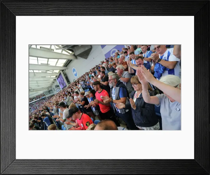Framed Print : Brighton & Hove Albion vs. Leicester City: 2022 / 23 Premier League Clash at American Express Community Stadium (September 4, 2022) Framed Print : Brighton & Hove Albion vs. Leicester City: 2022 / 23 Premier League Clash at American Express Community Stadium (September 4, 2022)