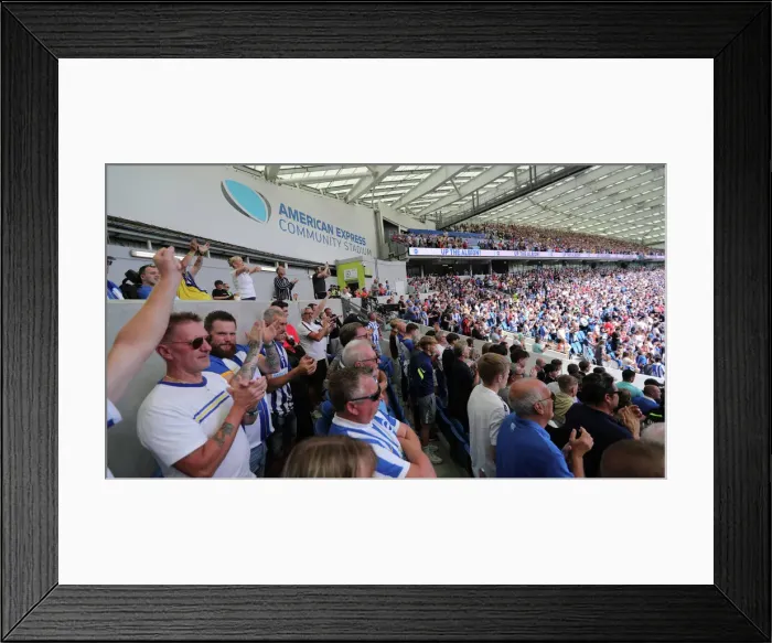 Framed Print : Brighton and Hove Albion vs Leicester City: 2022 / 23 Premier League Clash at American Express Community Stadium Framed Print : Brighton and Hove Albion vs Leicester City: 2022 / 23 Premier League Clash at American Express Community Stadium