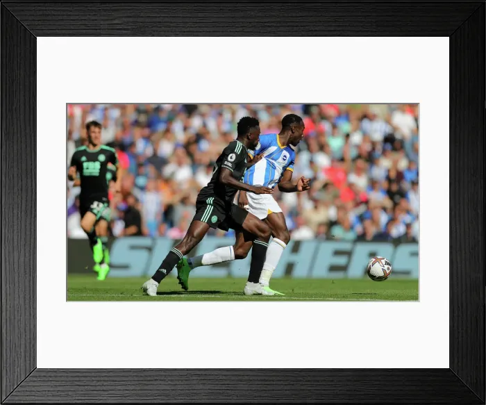 Framed Print : Brighton & Hove Albion vs. Leicester City: 2022 / 23 Premier League Showdown at American Express Community Stadium Framed Print : Brighton & Hove Albion vs. Leicester City: 2022 / 23 Premier League Showdown at American Express Community Stadium
