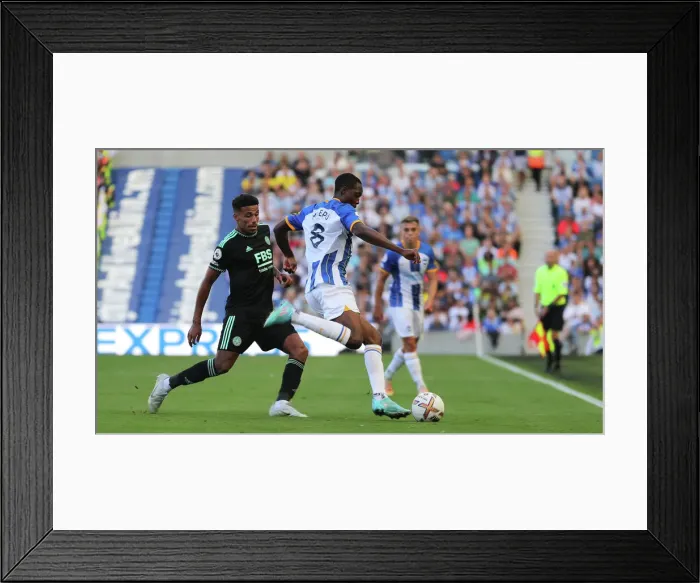 Framed Print : Brighton and Hove Albion vs Leicester City: 2022 / 23 Premier League Battle at American Express Community Stadium (September 4) Framed Print : Brighton and Hove Albion vs Leicester City: 2022 / 23 Premier League Battle at American Express Community Stadium (September 4)