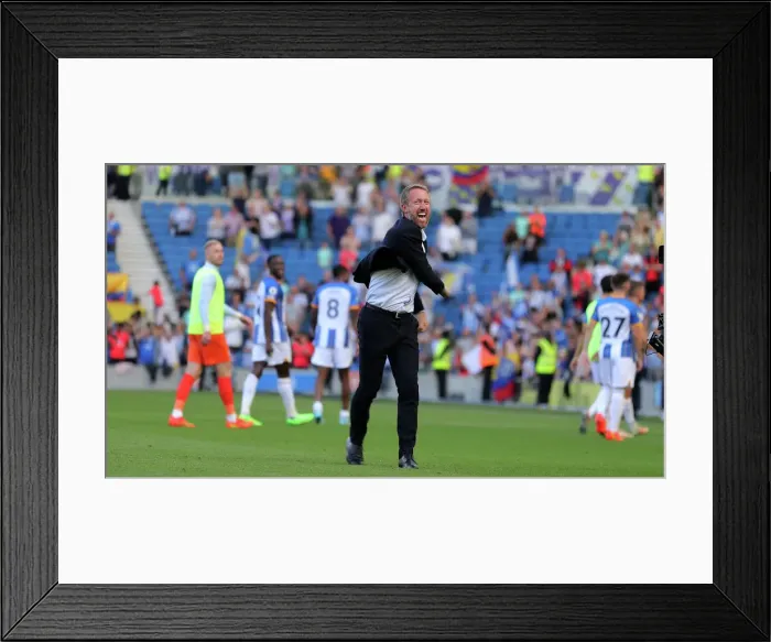 Framed Print : Brighton and Hove Albion vs Leicester City: 2022 / 23 Premier League Battle at American Express Community Stadium Framed Print : Brighton and Hove Albion vs Leicester City: 2022 / 23 Premier League Battle at American Express Community Stadium