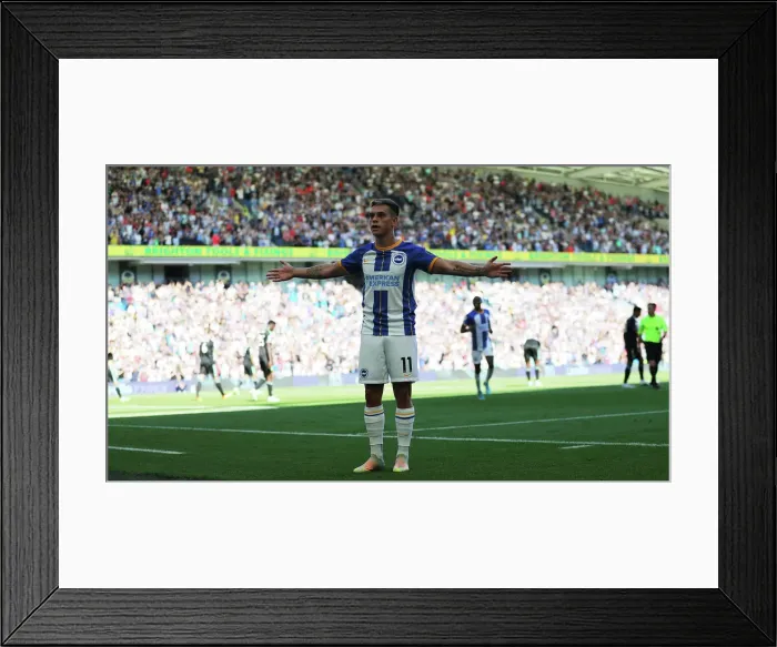 Framed Print : Brighton & Hove Albion vs Leicester City: 2022 / 23 Premier League Clash at American Express Community Stadium (04SEP22) Framed Print : Brighton & Hove Albion vs Leicester City: 2022 / 23 Premier League Clash at American Express Community Stadium (04SEP22)