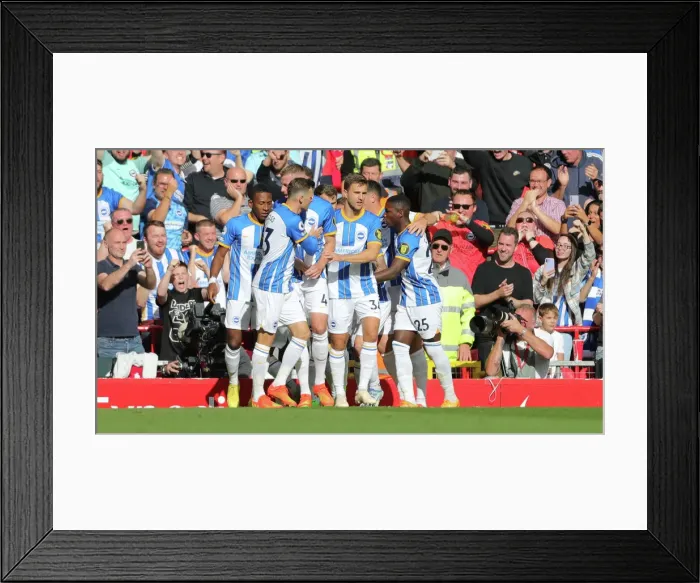 Framed Print : Liverpool v Brighton and Hove Albion Premier League 01OCT22 Framed Print : Liverpool v Brighton and Hove Albion Premier League 01OCT22