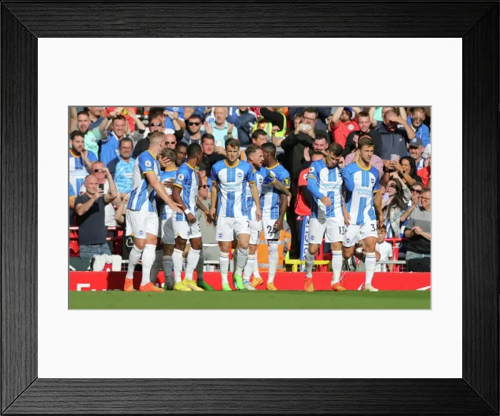 Framed Print : Intense Premier League Showdown: Liverpool vs. Brighton and Hove Albion at Anfield (1st October 2022) Framed Print : Intense Premier League Showdown: Liverpool vs. Brighton and Hove Albion at Anfield (1st October 2022)