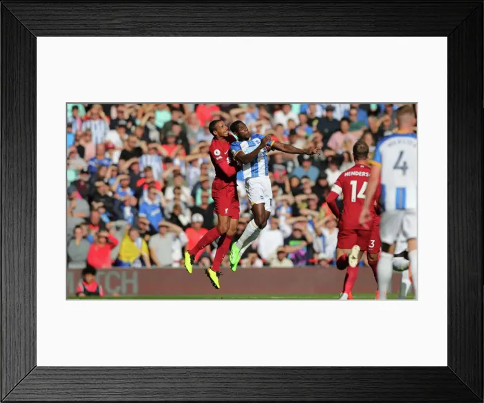 Framed Print : Intense Premier League Showdown: Liverpool vs. Brighton & Hove Albion at Anfield (1st October 2022) Framed Print : Intense Premier League Showdown: Liverpool vs. Brighton & Hove Albion at Anfield (1st October 2022)