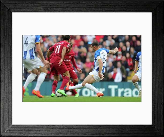 Framed Print : Intense Premier League Showdown: Liverpool vs. Brighton & Hove Albion at Anfield (1st October 2022) Framed Print : Intense Premier League Showdown: Liverpool vs. Brighton & Hove Albion at Anfield (1st October 2022)