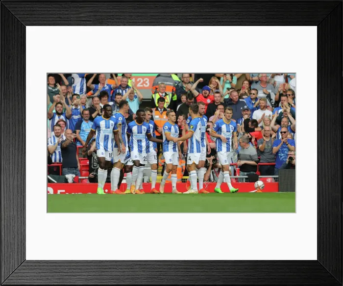 Framed Print : Intense Premier League Showdown: Liverpool vs. Brighton & Hove Albion at Anfield (1st October 2022) Framed Print : Intense Premier League Showdown: Liverpool vs. Brighton & Hove Albion at Anfield (1st October 2022)