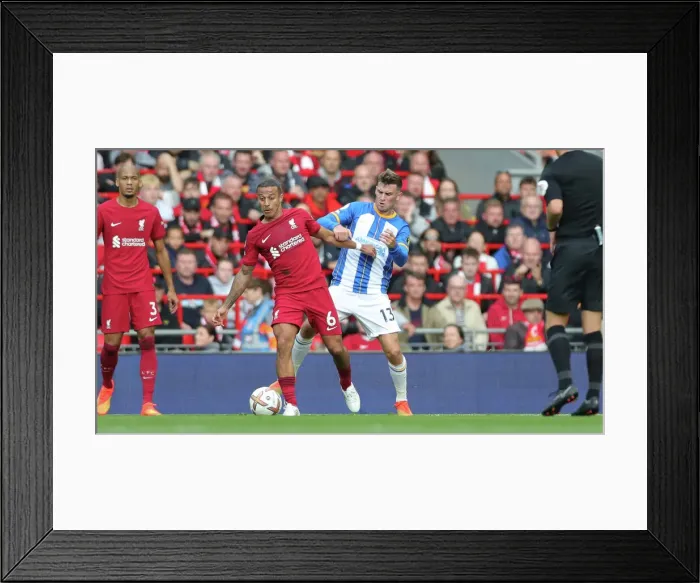 Framed Print : Intense Premier League Showdown: Liverpool vs. Brighton & Hove Albion at Anfield (1st October 2022) Framed Print : Intense Premier League Showdown: Liverpool vs. Brighton & Hove Albion at Anfield (1st October 2022)