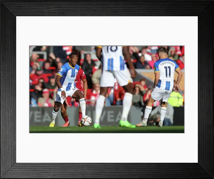 Framed Print : Intense Premier League Showdown: Liverpool vs. Brighton & Hove Albion at Anfield (1st October 2022) Framed Print : Intense Premier League Showdown: Liverpool vs. Brighton & Hove Albion at Anfield (1st October 2022)