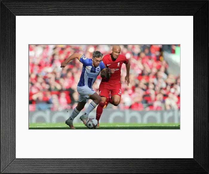 Framed Print : Intense Premier League Showdown: Liverpool vs. Brighton & Hove Albion at Anfield (1st October 2022) Framed Print : Intense Premier League Showdown: Liverpool vs. Brighton & Hove Albion at Anfield (1st October 2022)