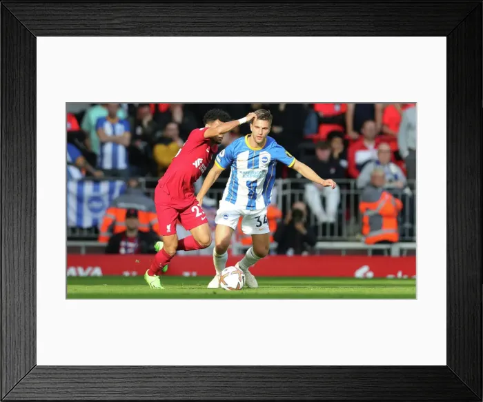 Framed Print : Intense Premier League Showdown: Liverpool vs. Brighton & Hove Albion at Anfield (1st October 2022) Framed Print : Intense Premier League Showdown: Liverpool vs. Brighton & Hove Albion at Anfield (1st October 2022)