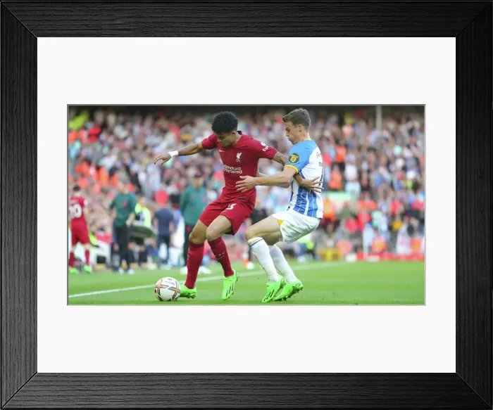 Framed Print : Intense Premier League Showdown: Liverpool vs. Brighton & Hove Albion at Anfield (1st October 2022) Framed Print : Intense Premier League Showdown: Liverpool vs. Brighton & Hove Albion at Anfield (1st October 2022)