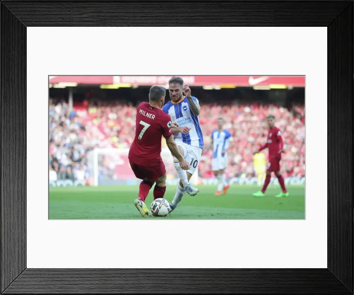 Framed Print : Intense Premier League Showdown: Liverpool vs. Brighton & Hove Albion at Anfield (1st October 2022) Framed Print : Intense Premier League Showdown: Liverpool vs. Brighton & Hove Albion at Anfield (1st October 2022)