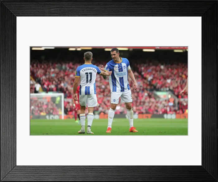 Framed Print : Intense Premier League Showdown: Liverpool vs. Brighton and Hove Albion (1st October 2022) Framed Print : Intense Premier League Showdown: Liverpool vs. Brighton and Hove Albion (1st October 2022)