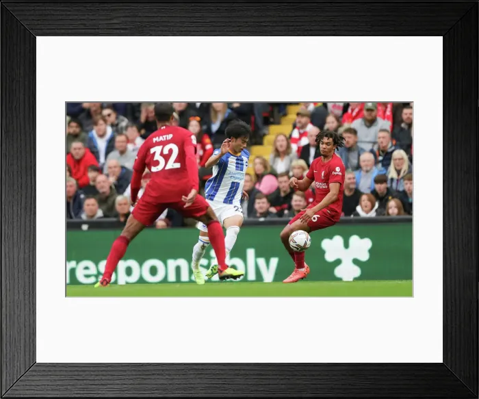 Framed Print : Intense Premier League Showdown: Liverpool vs. Brighton & Hove Albion at Anfield (1st October 2022) Framed Print : Intense Premier League Showdown: Liverpool vs. Brighton & Hove Albion at Anfield (1st October 2022)