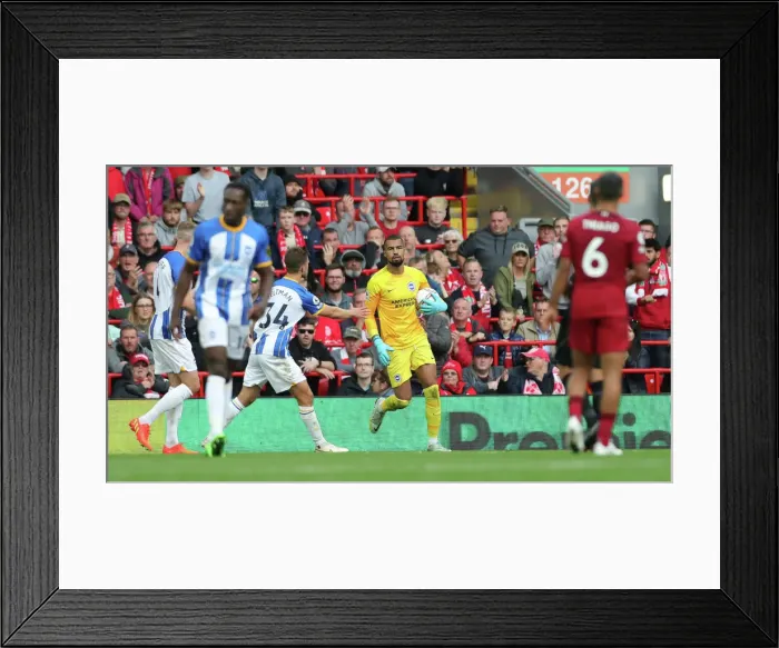 Framed Print : Intense Premier League Showdown: Liverpool vs. Brighton and Hove Albion (1st October 2022) Framed Print : Intense Premier League Showdown: Liverpool vs. Brighton and Hove Albion (1st October 2022)