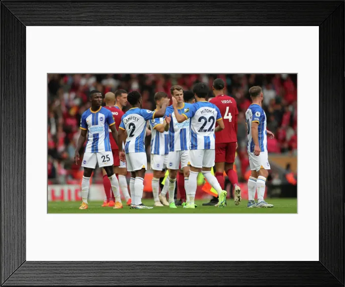 Framed Print : October Showdown: Liverpool vs. Brighton & Hove Albion - Premier League Battle at Anfield (1st October 2022) Framed Print : October Showdown: Liverpool vs. Brighton & Hove Albion - Premier League Battle at Anfield (1st October 2022)