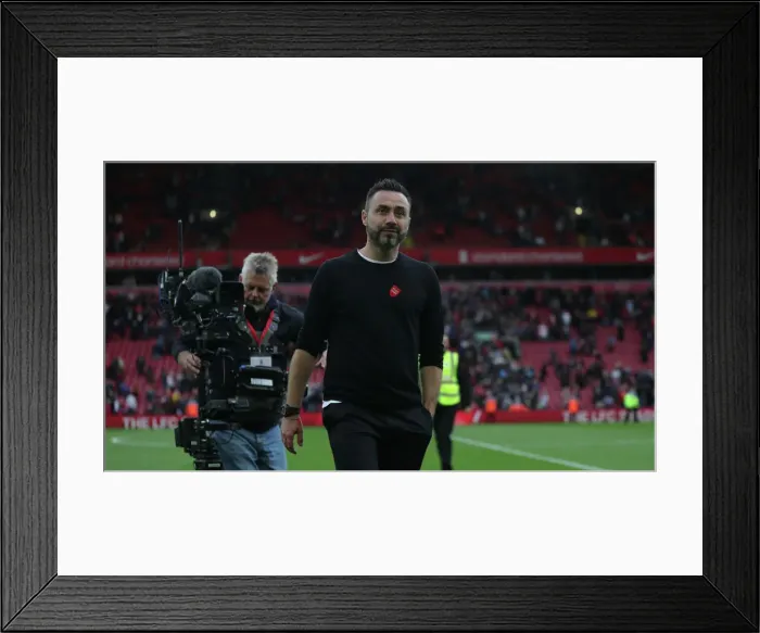 Framed Print : Intense Premier League Showdown: Liverpool vs. Brighton and Hove Albion (1st October 2022)