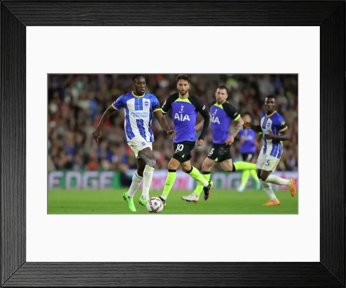 Framed Print : Intense Premier League Showdown: Brighton vs. Tottenham (08OCT22) Framed Print : Intense Premier League Showdown: Brighton vs. Tottenham (08OCT22)