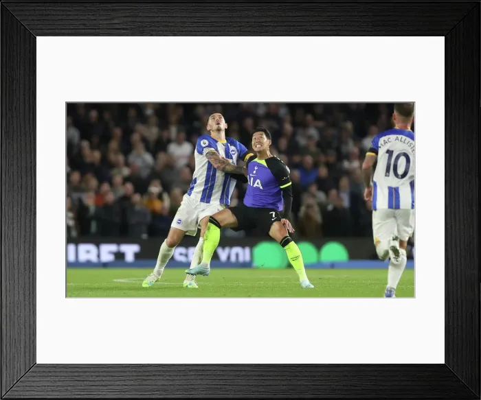 Framed Print : Intense Premier League Clash: Brighton & Hove Albion vs. Tottenham Hotspur (08.10.22) Framed Print : Intense Premier League Clash: Brighton & Hove Albion vs. Tottenham Hotspur (08.10.22)
