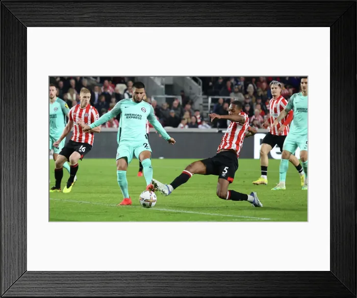 Framed Print : Intense Premier League Showdown: Brighton and Hove Albion vs. Brentford (14OCT22) Framed Print : Intense Premier League Showdown: Brighton and Hove Albion vs. Brentford (14OCT22)