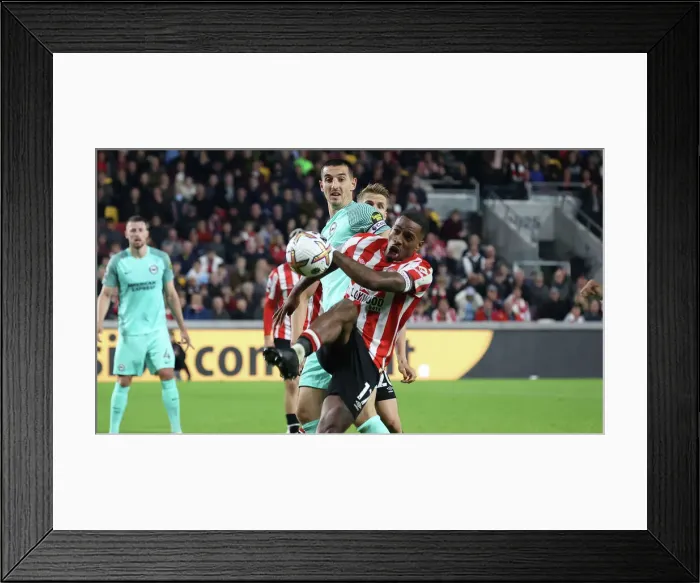 Framed Print : Brighton and Hove Albion vs. Brentford: A Premier League Battle at GTech Community Stadium (14OCT22) Framed Print : Brighton and Hove Albion vs. Brentford: A Premier League Battle at GTech Community Stadium (14OCT22)