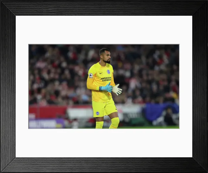 Framed Print : Intense Premier League Clash: Brentford vs. Brighton and Hove Albion (14OCT22)