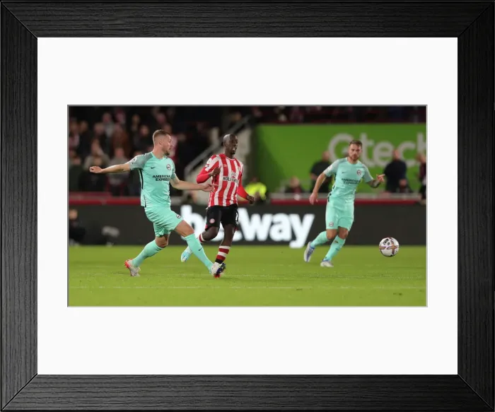 Framed Print : Premier League Showdown: Brentford vs. Brighton & Hove Albion (14OCT22) - GTech Community Stadium Framed Print : Premier League Showdown: Brentford vs. Brighton & Hove Albion (14OCT22) - GTech Community Stadium