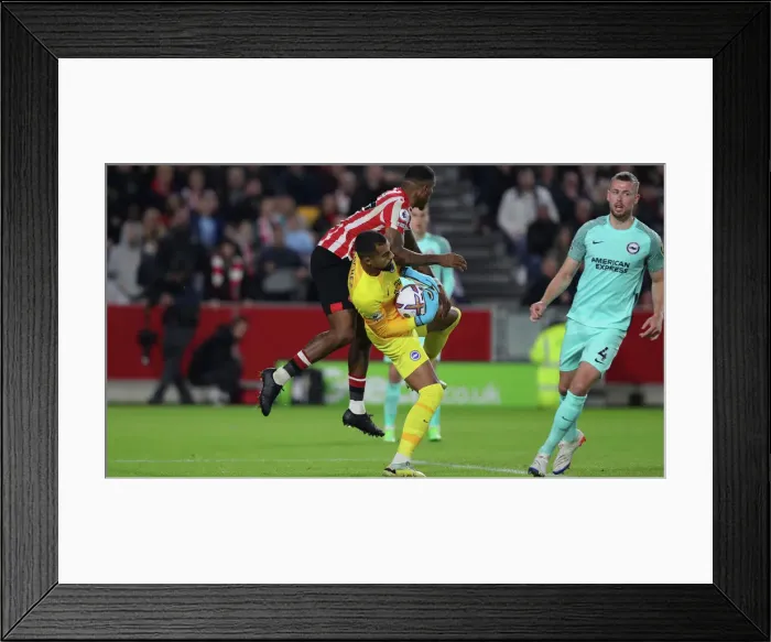 Framed Print : Intense Premier League Showdown: Brentford vs. Brighton and Hove Albion (14OCT22) Framed Print : Intense Premier League Showdown: Brentford vs. Brighton and Hove Albion (14OCT22)