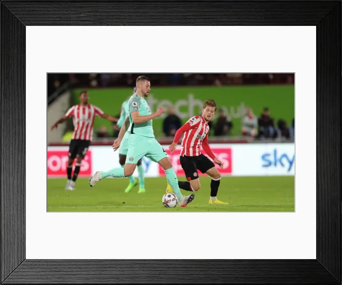 Framed Print : Intense Premier League Clash: Brentford vs. Brighton and Hove Albion (14th October 2022) Framed Print : Intense Premier League Clash: Brentford vs. Brighton and Hove Albion (14th October 2022)