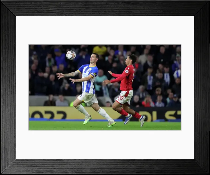 Framed Print : Brighton and Hove Albion vs. Nottingham Forest: Premier League Clash at American Express Community Stadium (18th October 2022) Framed Print : Brighton and Hove Albion vs. Nottingham Forest: Premier League Clash at American Express Community Stadium (18th October 2022)