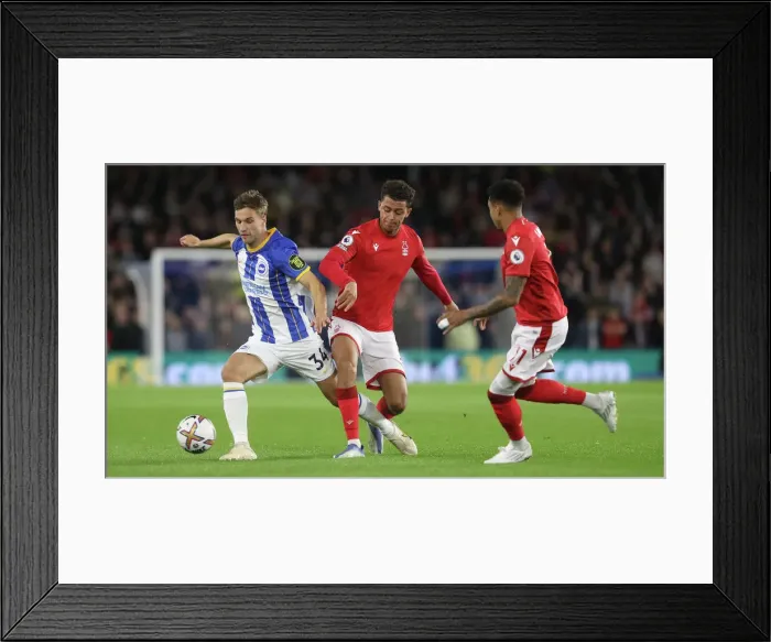Framed Print : Intense Premier League Clash: Brighton & Hove Albion vs. Nottingham Forest (18th October 2022) Framed Print : Intense Premier League Clash: Brighton & Hove Albion vs. Nottingham Forest (18th October 2022)