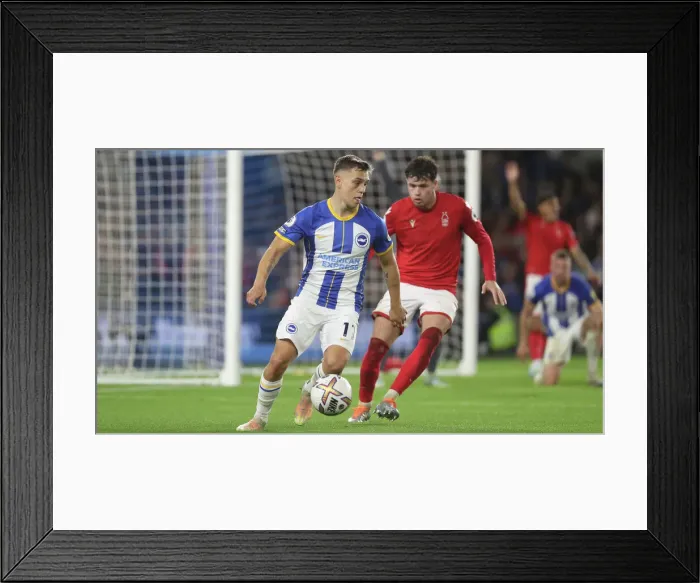 Framed Print : Intense Premier League Clash: Brighton & Hove Albion vs. Nottingham Forest (18th October 2022) Framed Print : Intense Premier League Clash: Brighton & Hove Albion vs. Nottingham Forest (18th October 2022)