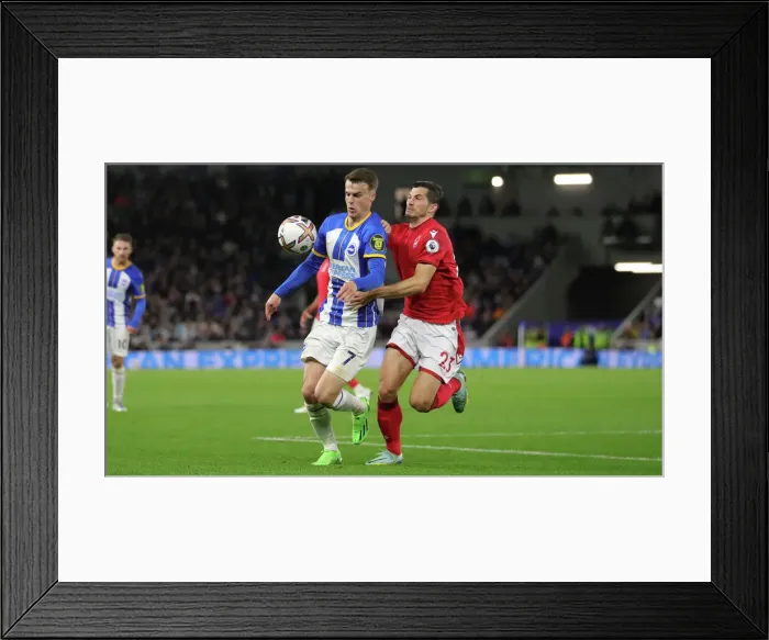 Framed Print : Premier League Showdown: Brighton & Hove Albion vs. Nottingham Forest (18OCT22) - American Express Community Stadium Framed Print : Premier League Showdown: Brighton & Hove Albion vs. Nottingham Forest (18OCT22) - American Express Community Stadium