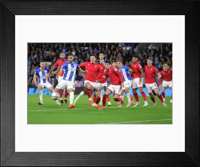 Framed Print : Intense Premier League Showdown: Brighton & Hove Albion vs. Nottingham Forest (18OCT22) Framed Print : Intense Premier League Showdown: Brighton & Hove Albion vs. Nottingham Forest (18OCT22)