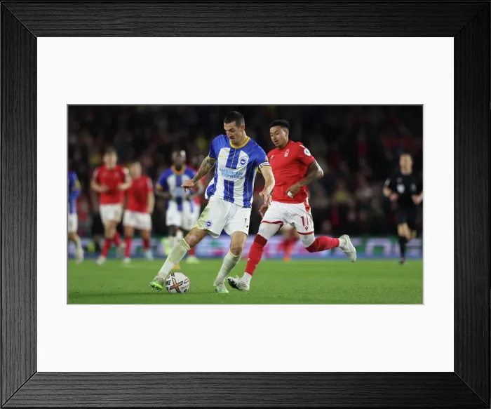 Framed Print : Brighton and Hove Albion vs. Nottingham Forest: Premier League Clash at American Express Community Stadium (18OCT22) Framed Print : Brighton and Hove Albion vs. Nottingham Forest: Premier League Clash at American Express Community Stadium (18OCT22)