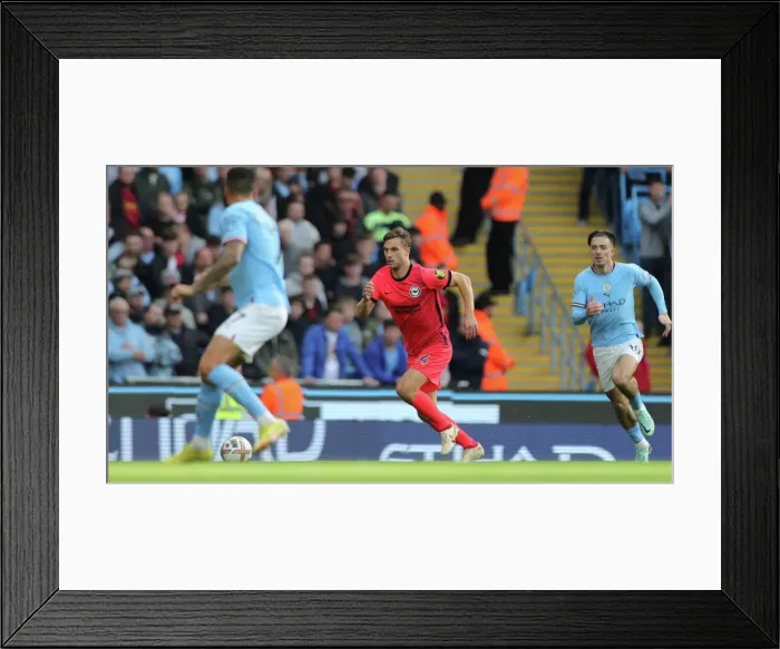 Framed Print : Manchester City v Brighton and Hove Albion Premier League 22OCT22 Framed Print : Manchester City v Brighton and Hove Albion Premier League 22OCT22