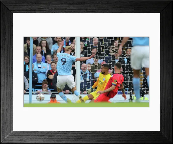 Framed Print : Manchester City vs. Brighton and Hove Albion: 2022 / 23 Premier League Battle at Etihad Stadium Framed Print : Manchester City vs. Brighton and Hove Albion: 2022 / 23 Premier League Battle at Etihad Stadium