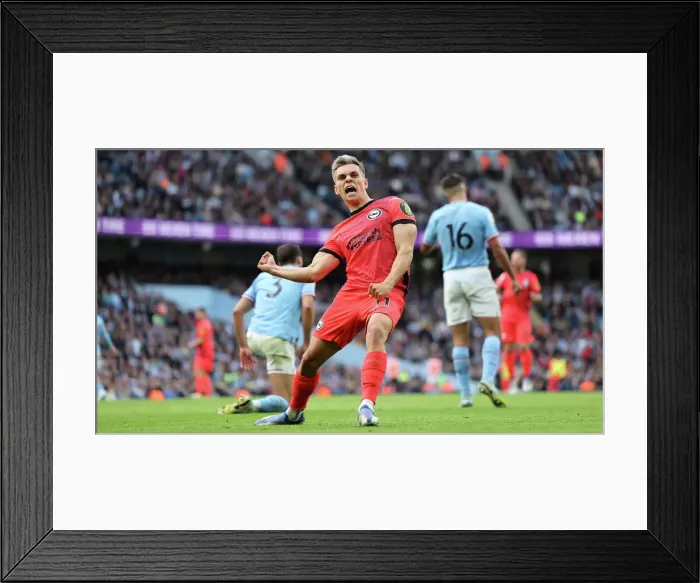 Framed Print : Premier League Showdown: Manchester City vs. Brighton and Hove Albion (22OCT22) - Etihad Stadium Battle Framed Print : Premier League Showdown: Manchester City vs. Brighton and Hove Albion (22OCT22) - Etihad Stadium Battle