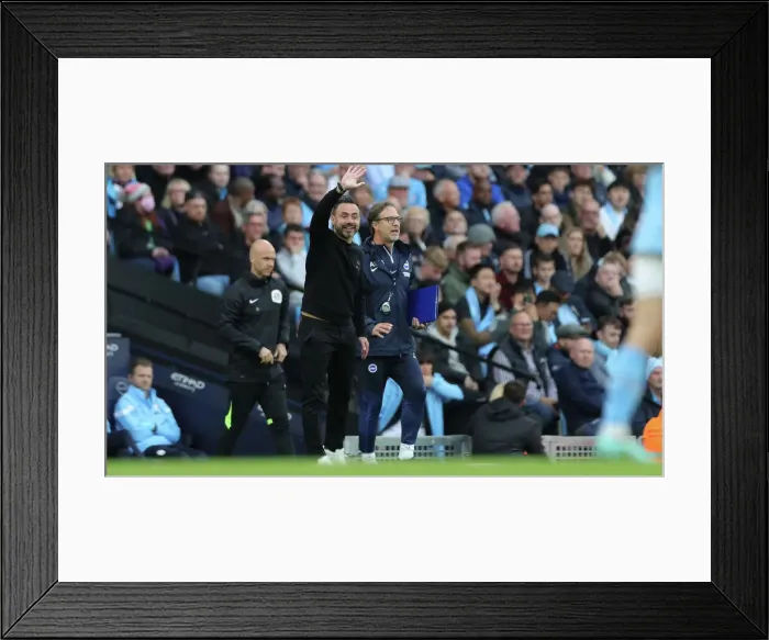 Framed Print : Manchester City vs. Brighton and Hove Albion: 2022 / 23 Premier League Battle at Etihad Stadium Framed Print : Manchester City vs. Brighton and Hove Albion: 2022 / 23 Premier League Battle at Etihad Stadium