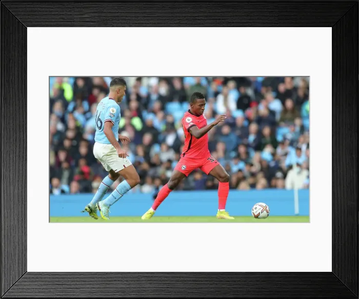 Framed Print : Battle at the Etihad: Manchester City vs. Brighton & Hove Albion (22OCT22) - Premier League Clash Framed Print : Battle at the Etihad: Manchester City vs. Brighton & Hove Albion (22OCT22) - Premier League Clash