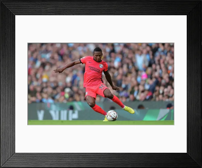Framed Print : Manchester City vs. Brighton and Hove Albion: 2022 / 23 Premier League Battle at Etihad Stadium
