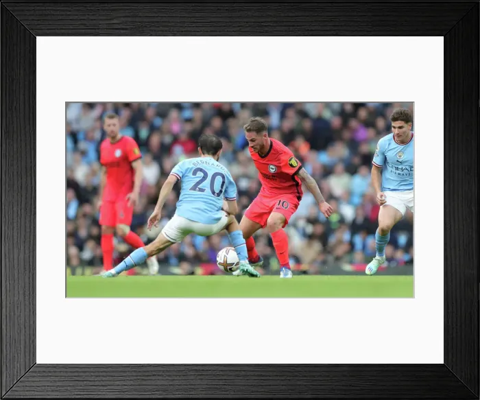 Framed Print : Manchester City vs. Brighton and Hove Albion: 2022 / 23 Premier League Battle at Etihad Stadium Framed Print : Manchester City vs. Brighton and Hove Albion: 2022 / 23 Premier League Battle at Etihad Stadium