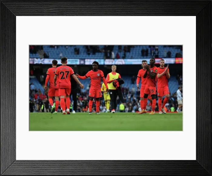 Framed Print : Manchester City vs. Brighton and Hove Albion: 2022 / 23 Premier League Showdown at Etihad Stadium Framed Print : Manchester City vs. Brighton and Hove Albion: 2022 / 23 Premier League Showdown at Etihad Stadium