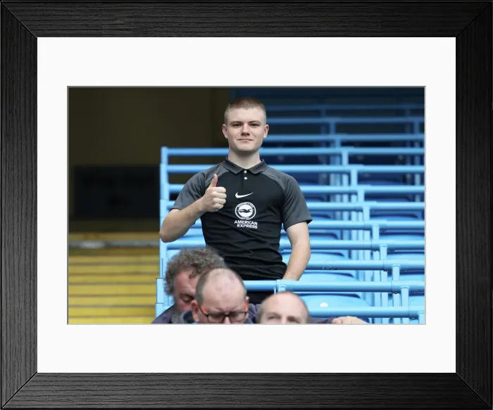 Framed Print : Premier League Showdown: Manchester City vs. Brighton and Hove Albion (22OCT22) - Etihad Stadium Battle