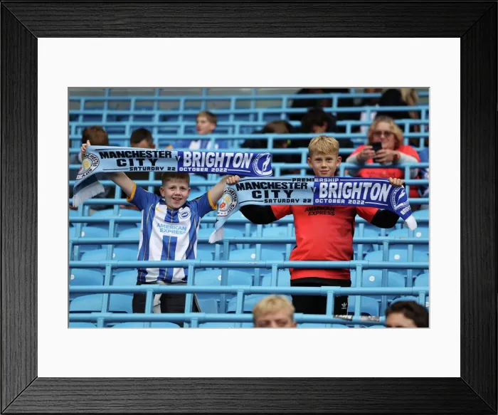 Framed Print : Manchester City vs. Brighton and Hove Albion: A Premier League Battle at Etihad Stadium (22OCT22) Framed Print : Manchester City vs. Brighton and Hove Albion: A Premier League Battle at Etihad Stadium (22OCT22)