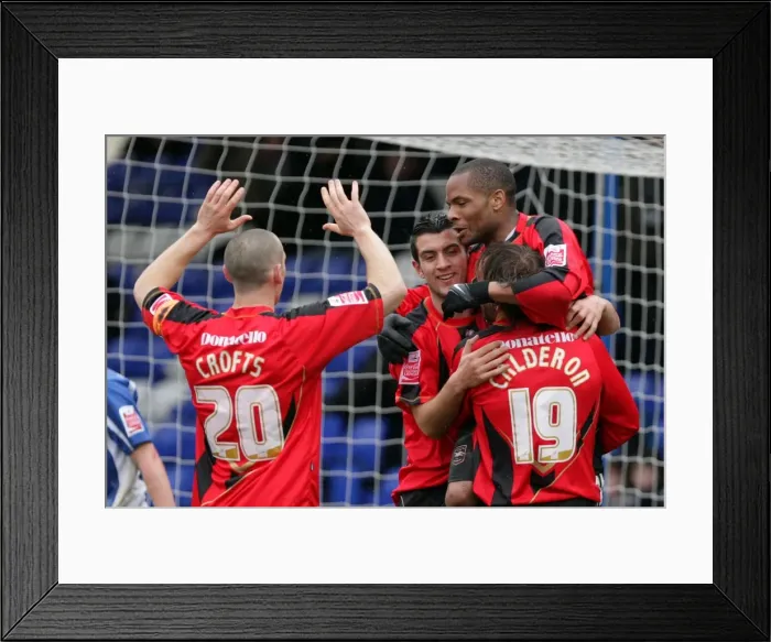 Framed Print : Brighton & Hove Albion 2009-10 Away Season at Oldham Athletic Framed Print : Brighton & Hove Albion 2009-10 Away Season at Oldham Athletic