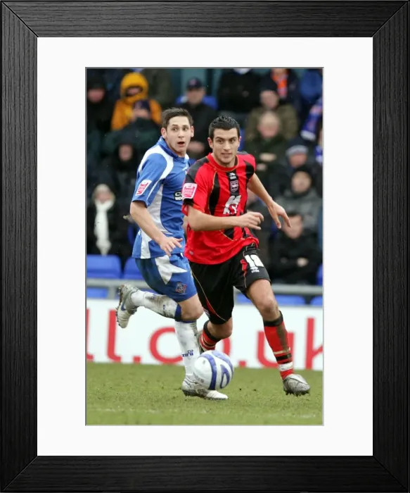 Framed Print : Brighton & Hove Albion 2009-10 Away Season at Oldham Athletic Framed Print : Brighton & Hove Albion 2009-10 Away Season at Oldham Athletic