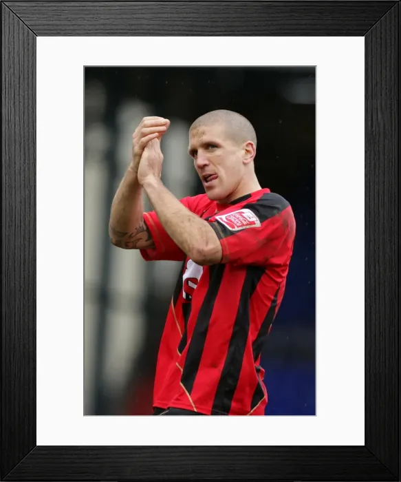 Framed Print : Adam El-Abd: The Focused Defender in Action for Brighton & Hove Albion