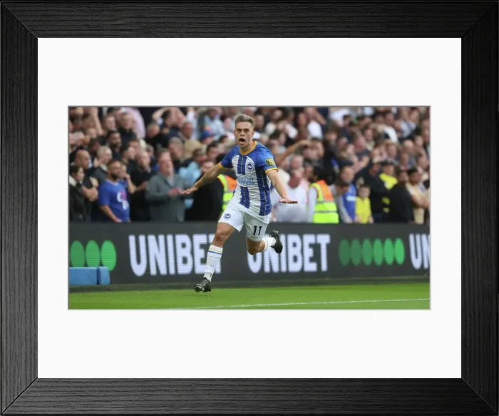 Framed Print : Intense Premier League Showdown: Brighton & Hove Albion vs. Chelsea (29th November 2022) Framed Print : Intense Premier League Showdown: Brighton & Hove Albion vs. Chelsea (29th November 2022)